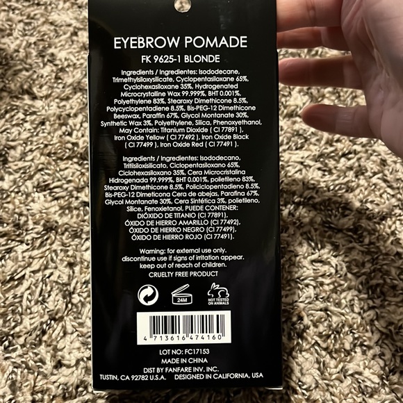 NWT eyebrow pomade in Blonde - Picture 2 of 4